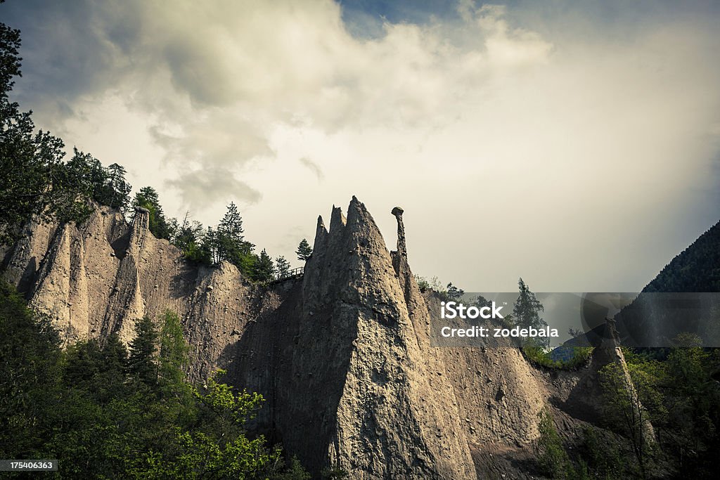 Felsformation in natürlichen Park, Trentino Alto Adige, Italien - Lizenzfrei Adamello Brenta-Nationalpark Stock-Foto