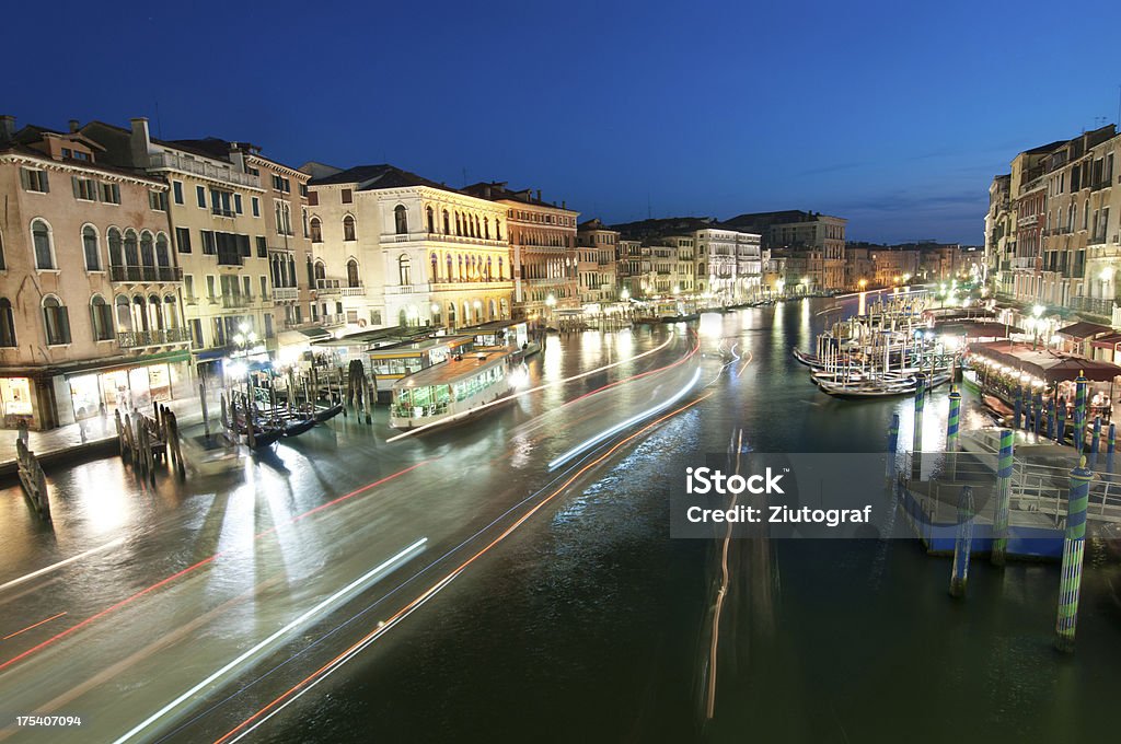 Grand Canal in Venedig - Lizenzfrei Abenddämmerung Stock-Foto