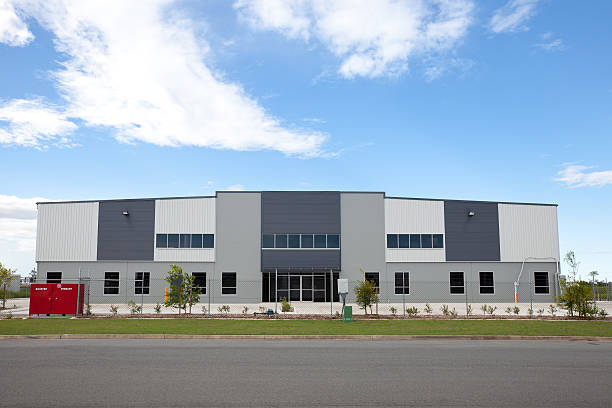 Industrial Warehouse Building stock photo