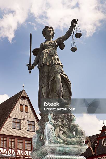 Foto de Justiça e mais fotos de stock de Frankfurt - Frankfurt, Ponto Turístico, Alemanha
