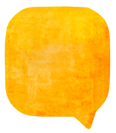 Textured watercolour speech bubble  on real watercolour paper. No CS brushes added.More like this in my portfolio!
