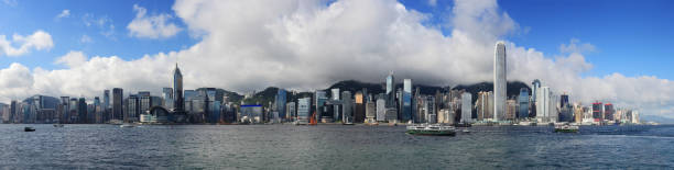 istock Victoria Harbor and Hong Kong 175408636