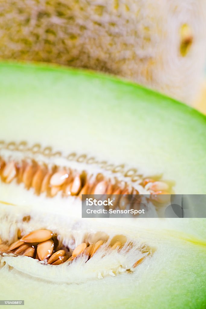 Melon A delicious piece of cantaloupe melon. Cantaloupe Stock Photo