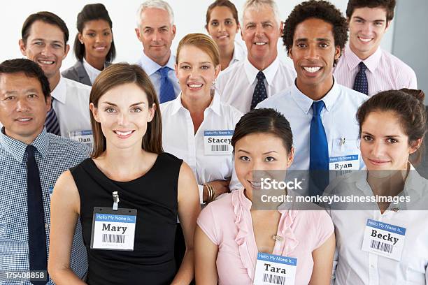 Group Portrait Of Happy And Positive Business People Stock Photo - Download Image Now