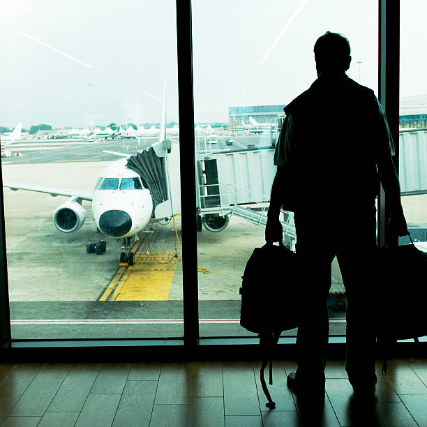 istock Man Waiting in Airport Lounge 175409268