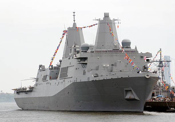 Moderna de warship - foto de stock