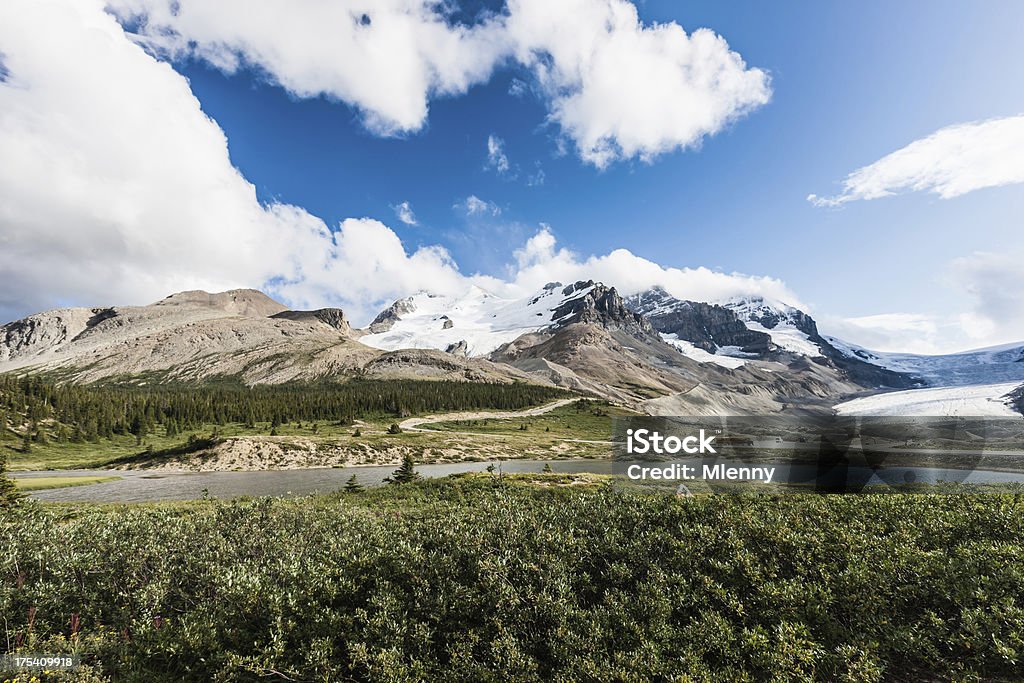 Parque nacional de Banff Columbia Icefield montañas Rocosas, Canadá - Foto de stock de Aire libre libre de derechos