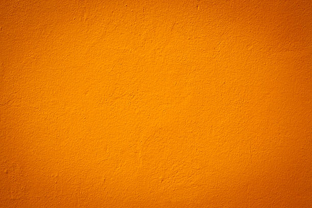 texture de mur orange - image monochrome photos et images de collection