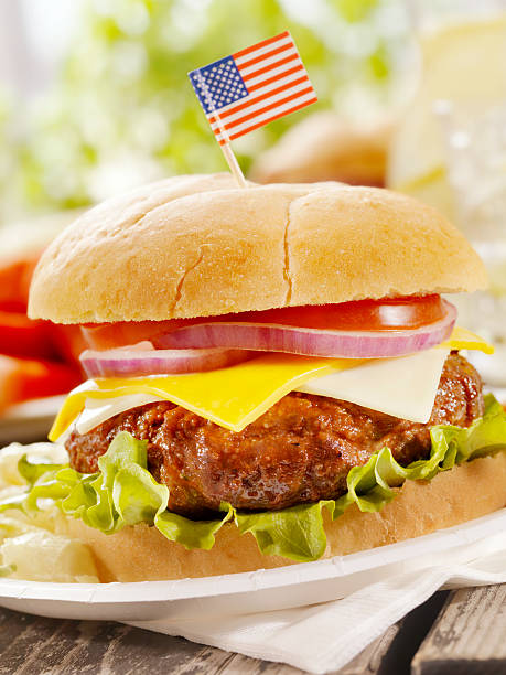 istock All American Cheeseburger and Lemonade 175410186