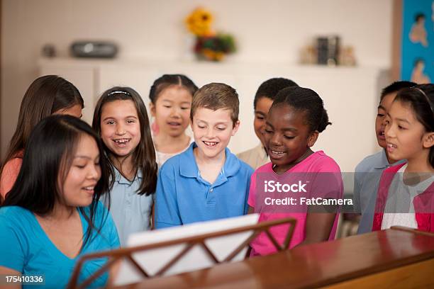 Childrens Religious Program Stock Photo - Download Image Now - Child, Choir, Church