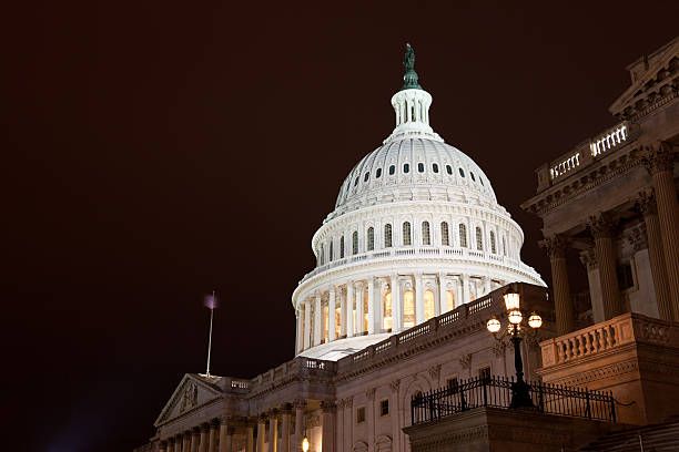 Capitol Building In Washington DC. stock photo