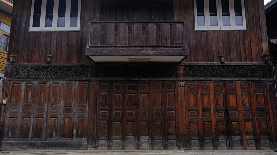 Collage of medieval front doors