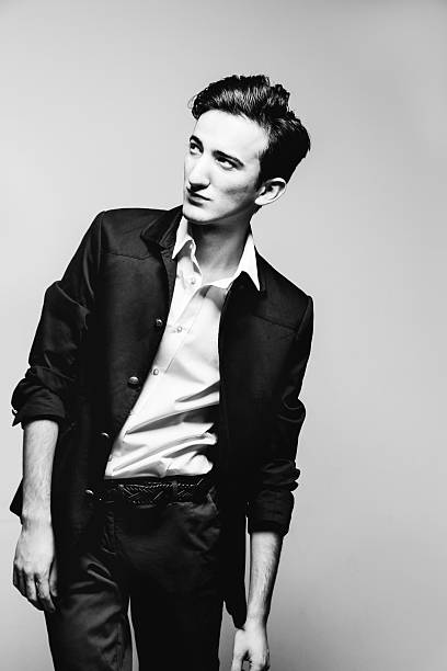 istock Serious Male Model Looking To The Side 175411511