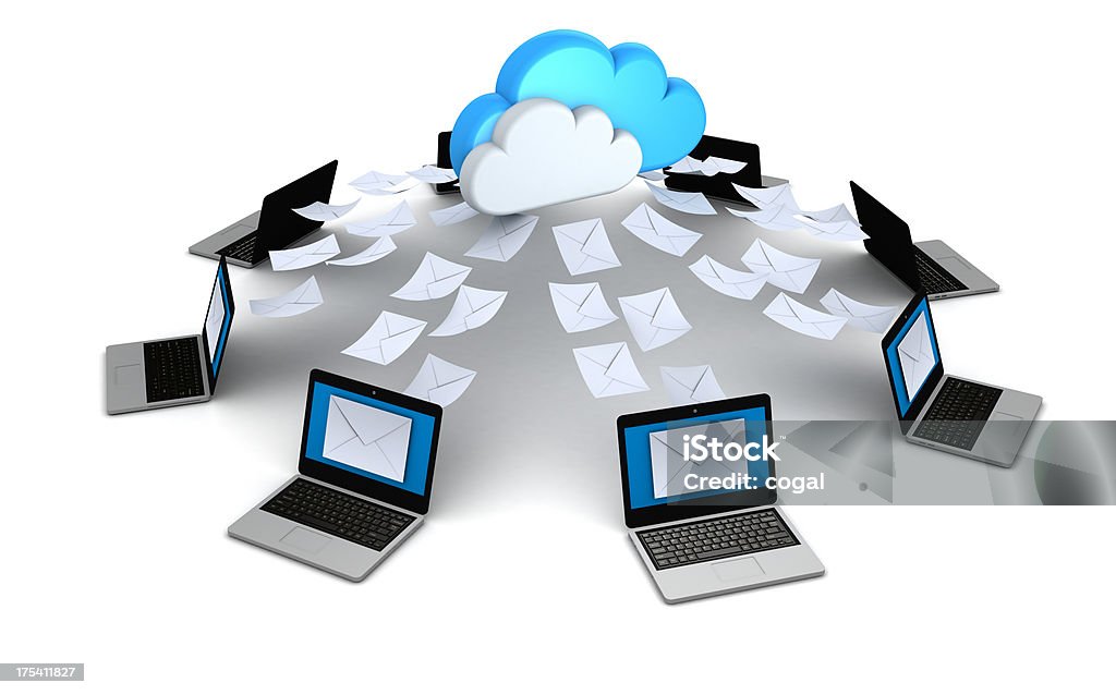 Cloud computing - Lizenzfrei Dokument Stock-Foto
