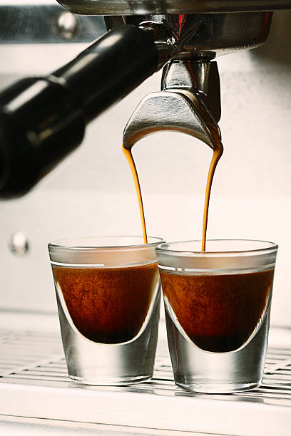 Double Shot of Espresso stock photo