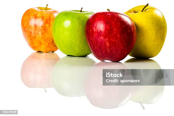 各種リンゴ Backbround 白で分離 - バリエーションのストックフォトや画像を多数ご用意 - バリエーション, リンゴ, ふじりんご