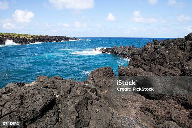 Waianapanapa State Park Maui Hawaii Stock Photo - Download Image Now - Beauty In Nature, Famous Place, Hana - Maui