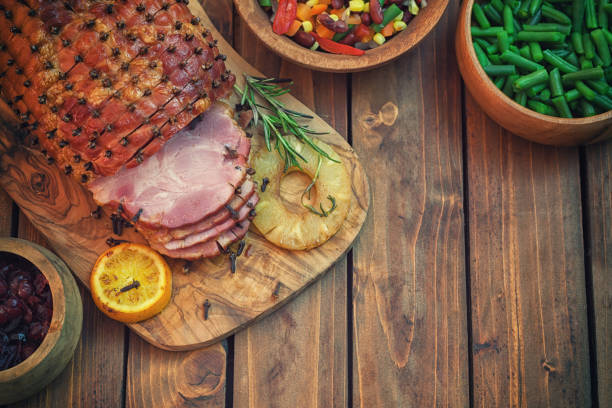 istock Traditional glazed holiday ham 1754137394