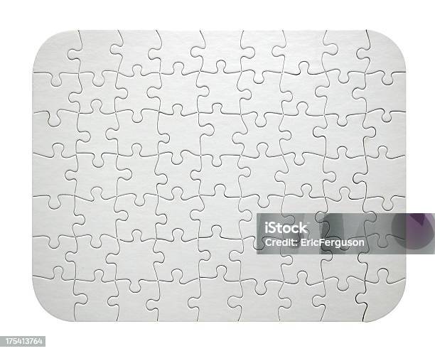 Photo libre de droit de Vide Blanc Puzzle banque d'images et plus d'images libres de droit de Rectangle - Rectangle, Puzzle, Blanc