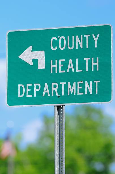 istock Sign for county health department with copy space. 175414127