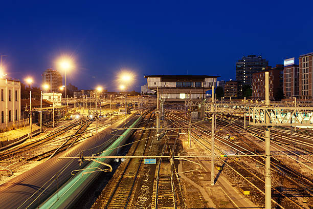 istock Train Leaving the Station, Bologna, Italy 175414182