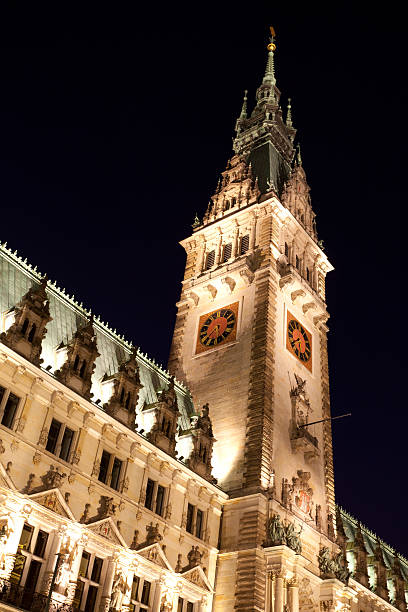 cityhall de hamburgo - stadtcentrum fotografías e imágenes de stock