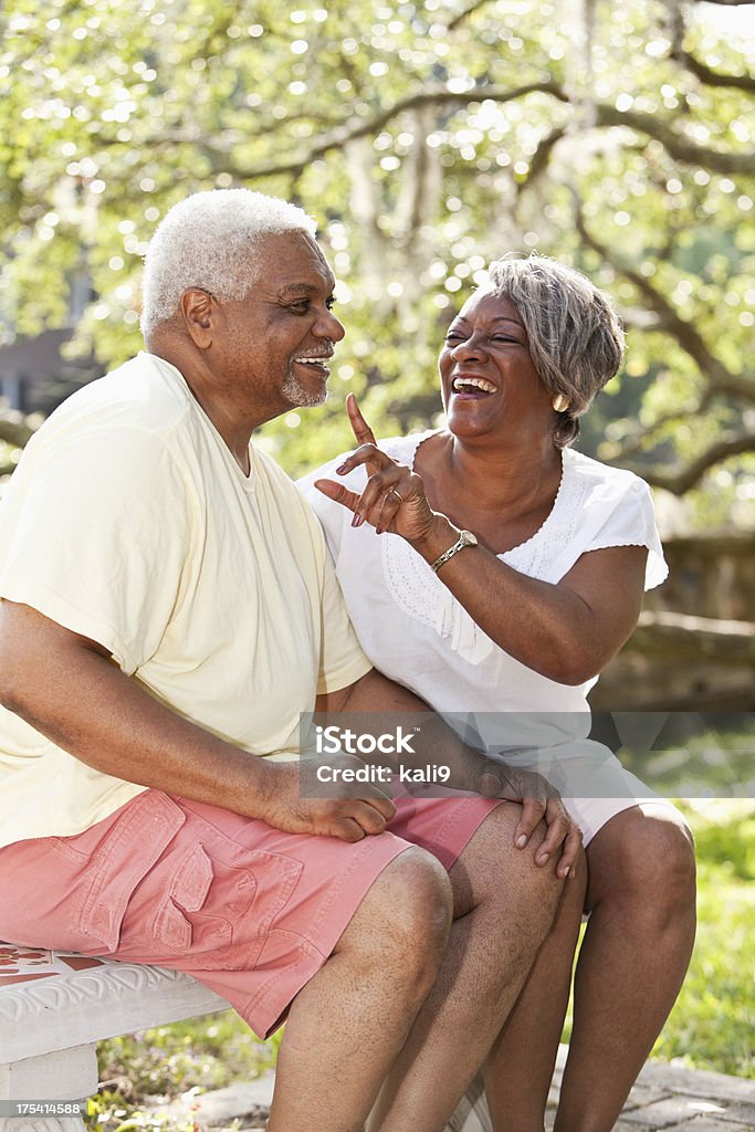 Retrato de pareja afroamericana senior - Foto de stock de Tercera edad libre de derechos