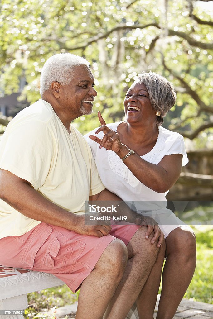 Portrait de couple afro-américain âgé - Photo de Troisième âge libre de droits