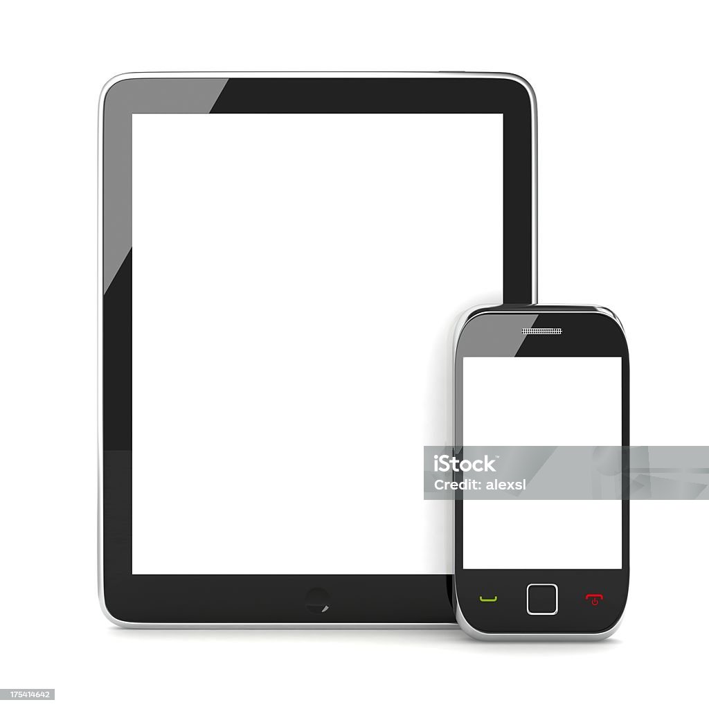 태블릿 및 모바일 전화 - 로열티 프리 0명 스톡 사진