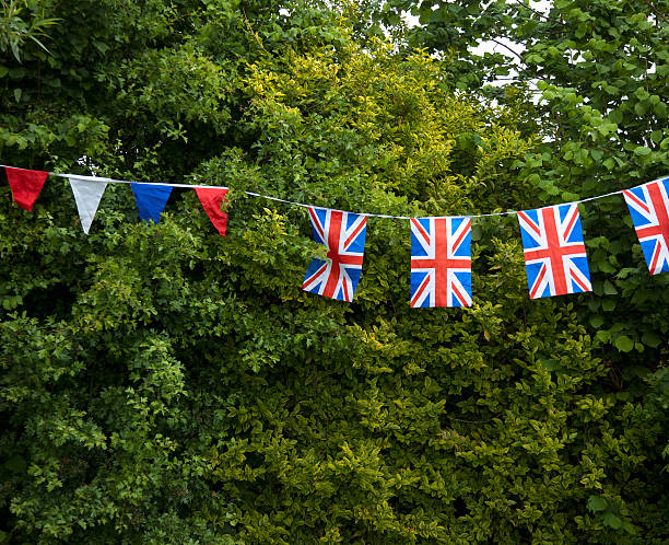 istock Garden party, flags and bunting 175414839