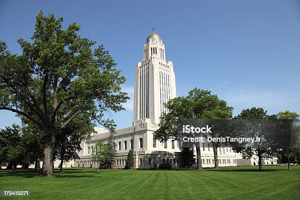 Photo libre de droit de Capitole De Létat Du Nebraska À Lincoln Nebraska banque d'images et plus d'images libres de droit de Nebraska - Nebraska, Capitole du Nebraska, Gouvernement