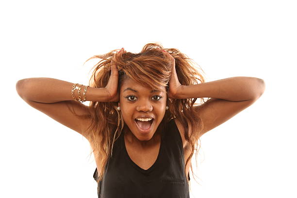 istock Happy african woman 175415227