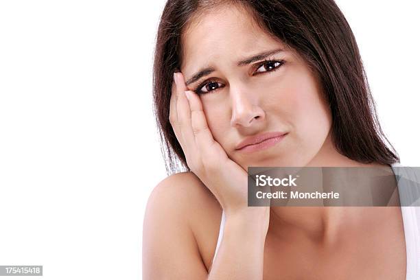 Young Woman With Problems Stock Photo - Download Image Now - Pain, Human Jaw Bone, Women