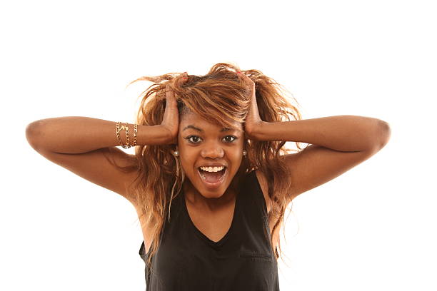 istock Happy african woman 175415464