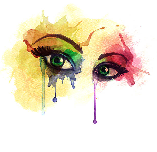1,900+ Drawings Of Eyes Crying Stock Photos, Pictures & Royalty-Free ...
