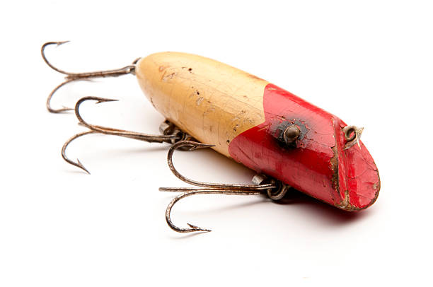 Old Fishing Lure Stock Photo - Download Image Now - Fishing Hook, Old-fashioned,  Retro Style - iStock