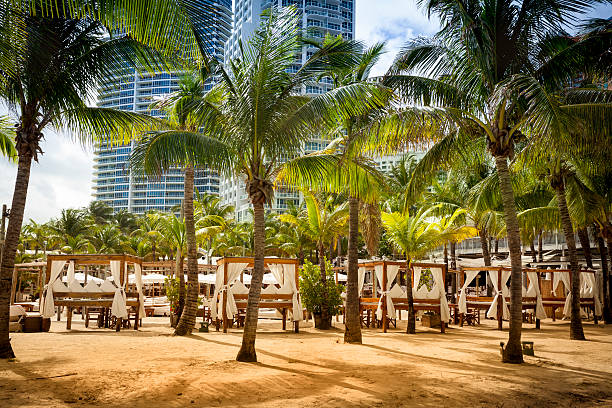 istock Cabana huts at a South Beach resort in Miami 175415991
