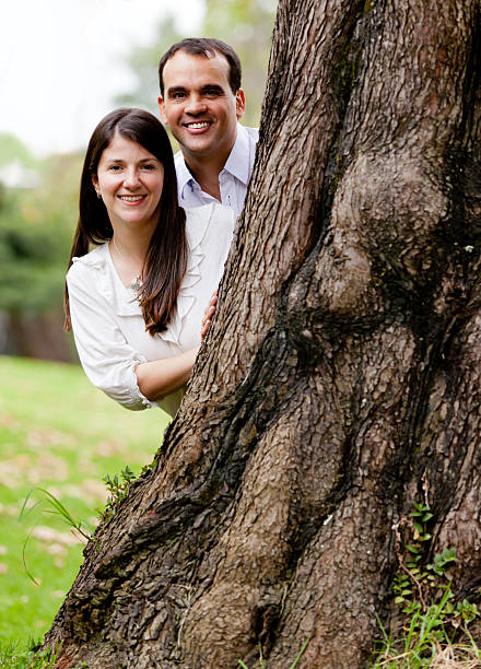 istock Happy couple at the park 175416167