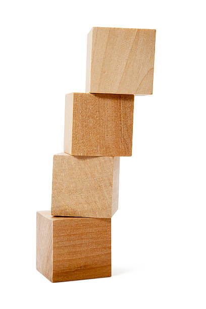 blocos de madeira - block puzzle organization solution imagens e fotografias de stock
