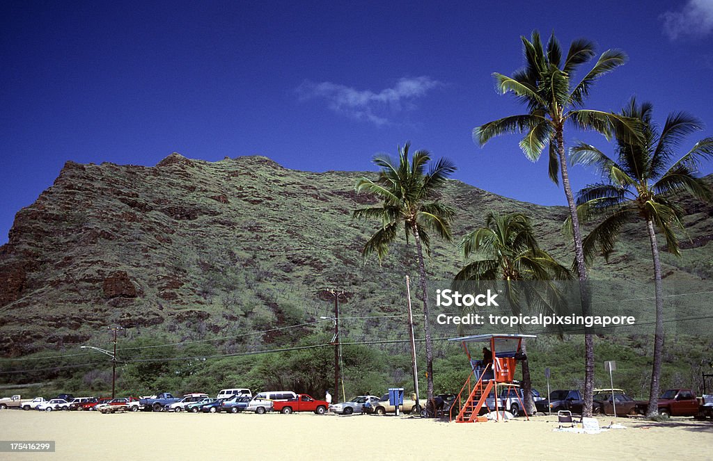 USA, Hawaii, Oahu, Makaha Beach Park. "USA, Hawaii, Oahu, Makaha Beach Park." Beach Stock Photo