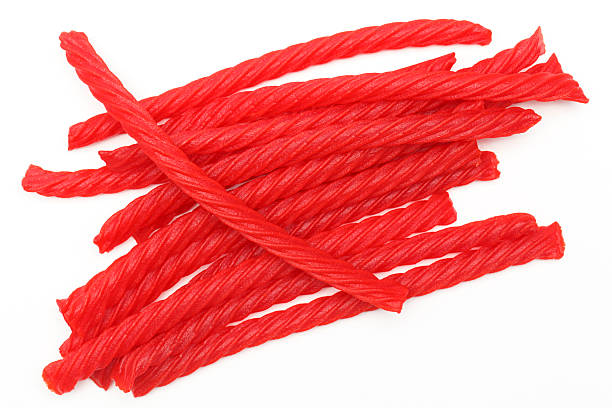 Red Licorice Candy stock photo