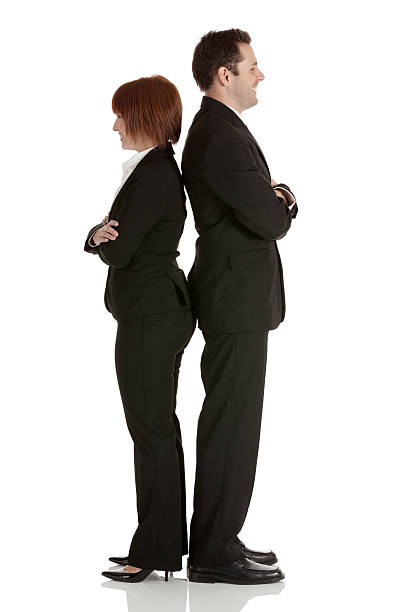istock Business executives standing with arms crossed 175416578