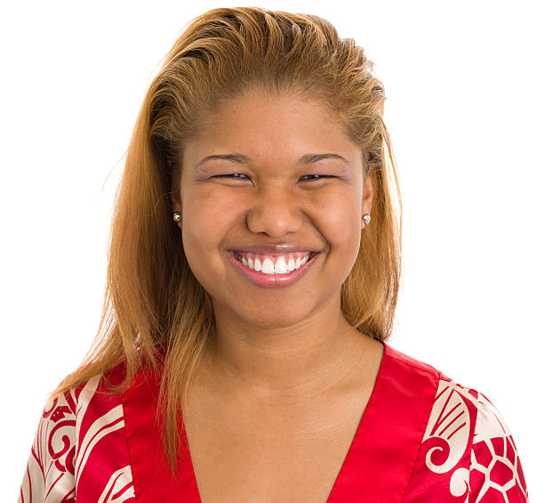 istock Smiling Young Woman Close Up Portrait 175416609