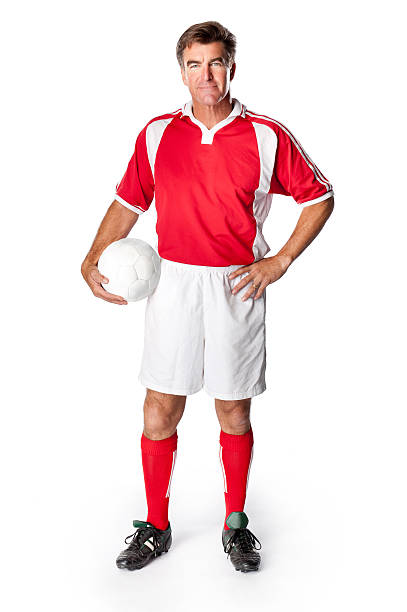 istock Soccer Coach Player With Ball 175416876