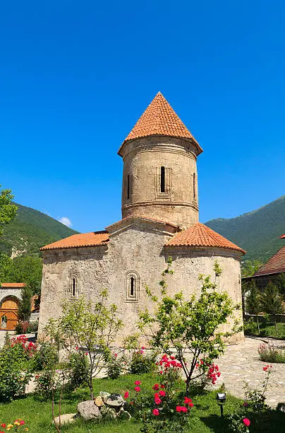 Albanian Church, Shaki districh, Kish, Azerbaijan, Kish, the oldest of Azerbaijani villages, is known for the unique ancient Albanian temple. It has a special status among Christian Albanian monuments.It was built in early middle age. IV-V.c.