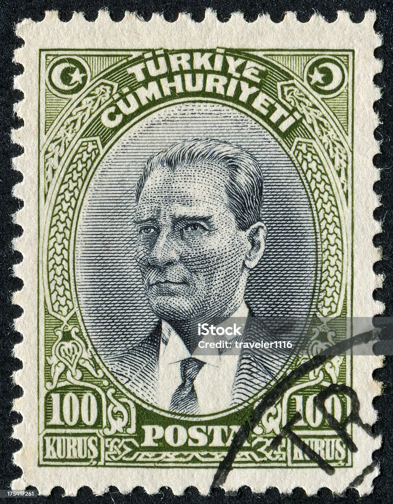 Mustafa Kemal Atatürk-Briefmarke - Lizenzfrei Mustafa Kemal Atatürk Stock-Foto