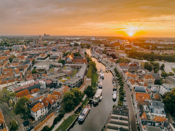 istock Thorbeckgracht canal in Zwolle during summer sunset 1754177675