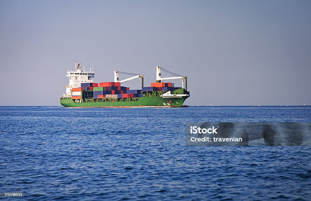 Cargo Boat  Asia Stock Photo