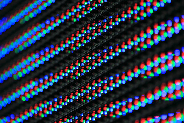 Line Led Hd Inages 190+ Close Up Of An Led Electronic Screen With Horizontal Lines Stock ...