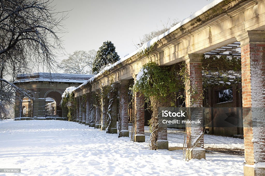 Harrogate Yorkshire in winter Valley gardens Harrogate Harrogate Stock Photo